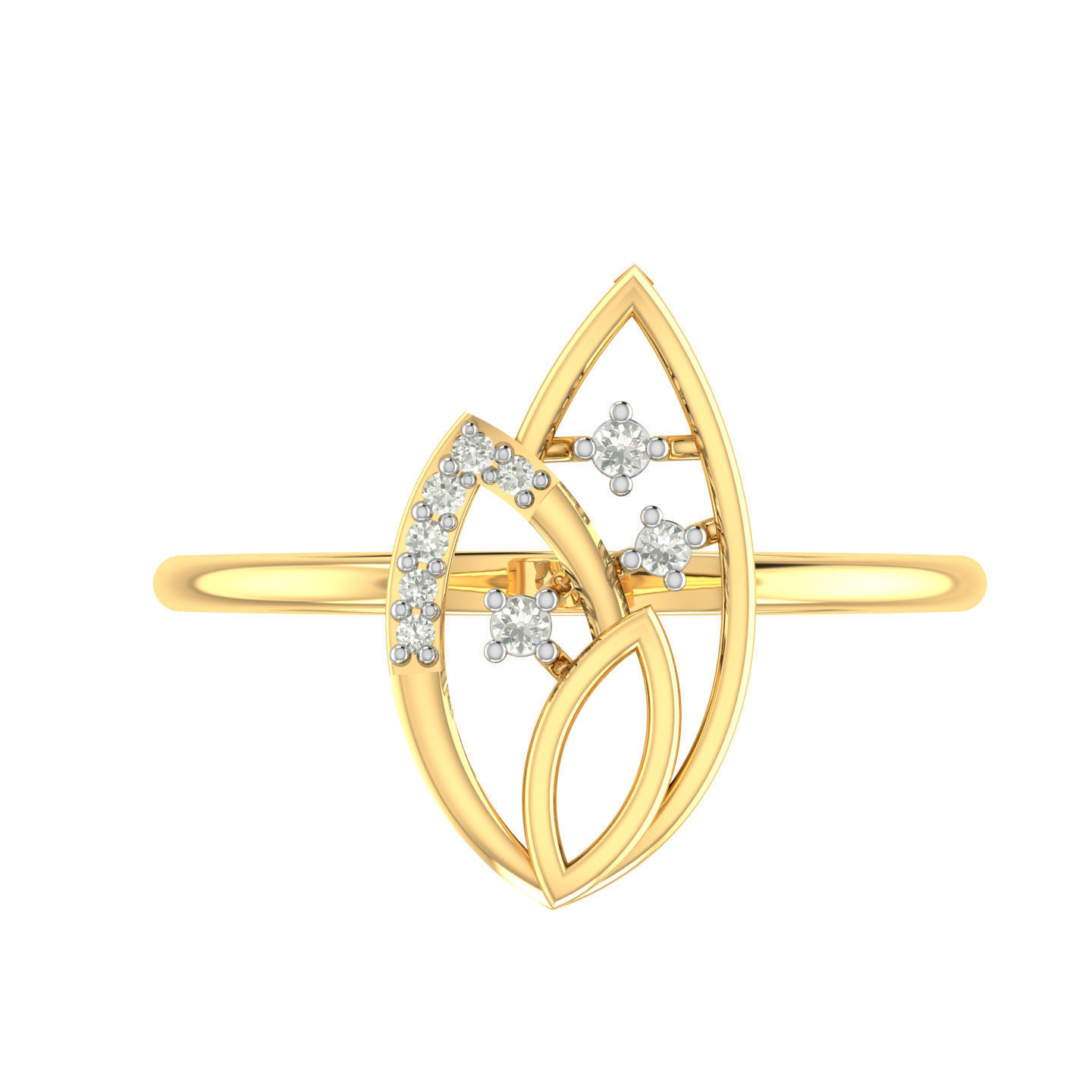 Light weight ring earrings pendant set 3dm stl 4 renders model 3D print model_14