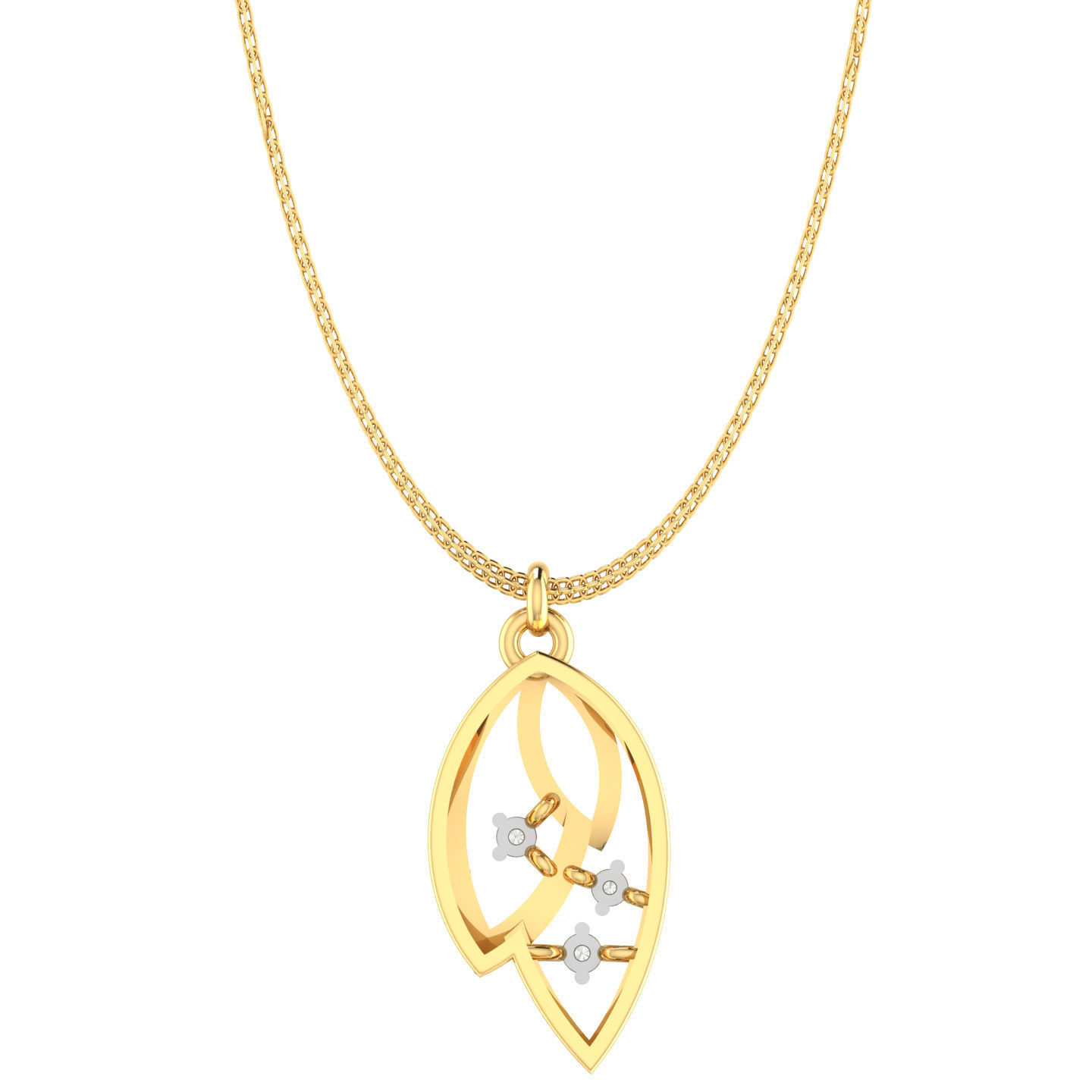 Light weight ring earrings pendant set 3dm stl 4 renders model 3D print model_1