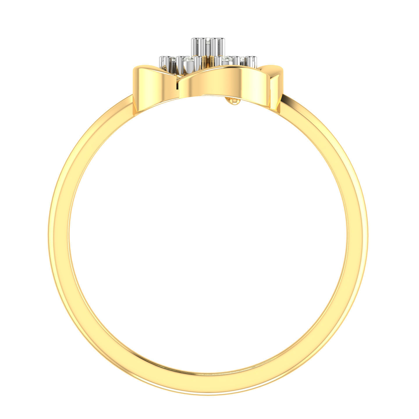 Light weight ring earrings pendant set 3dm stl 4 renders model  3D print model_4