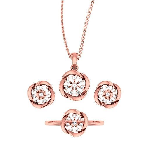 Light weight ring earrings pendant set 3dm stl 4 renders model  3D print model
