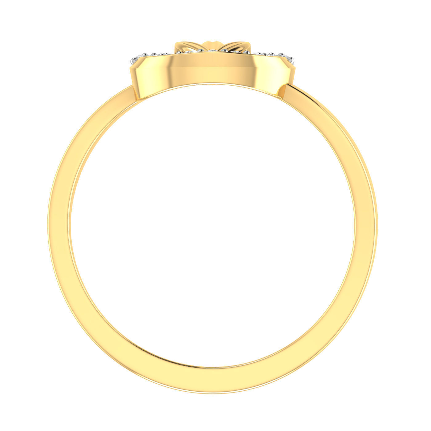 Light weight flower ring earrings pendant set 3dm stl 4 renders 3D print model_2