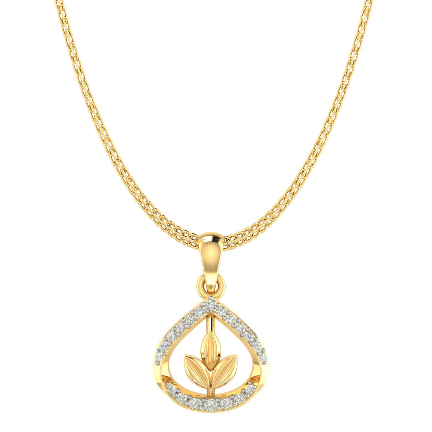 Light weight flower ring earrings pendant set 3dm stl 4 renders 3D print model_12