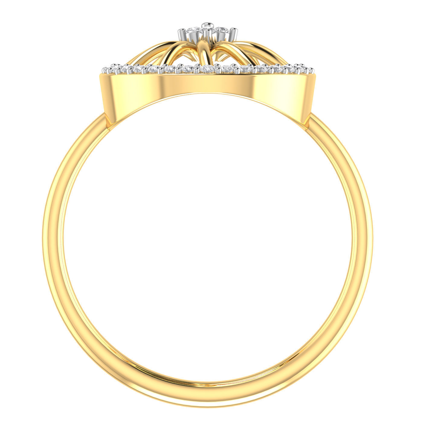 Light weight ring earrings pendant set 3dm stl 4 renders model  3D print model_4