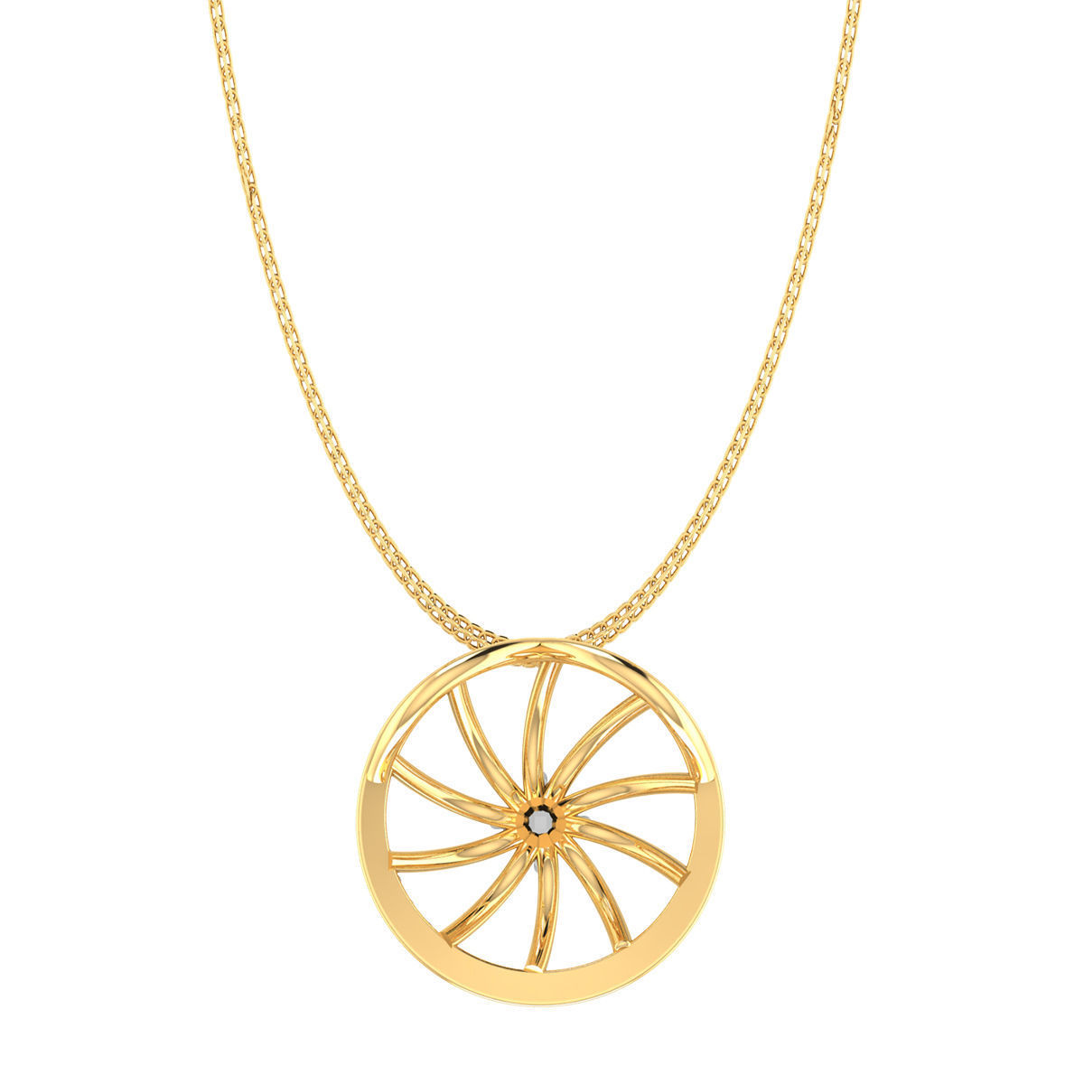 Light weight ring earrings pendant set 3dm stl 4 renders model  3D print model_1