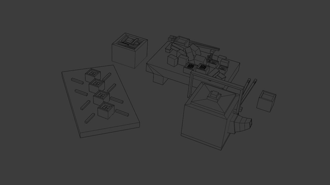 Cartoon sushi set model 3D model_31