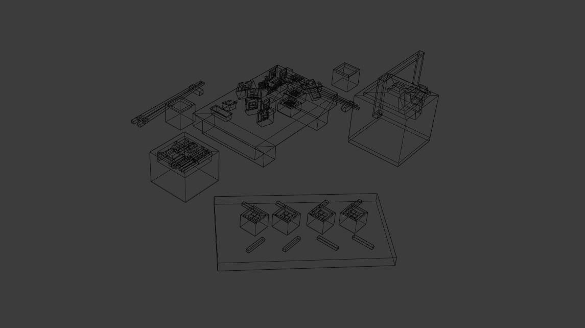 Cartoon sushi set model 3D model_25