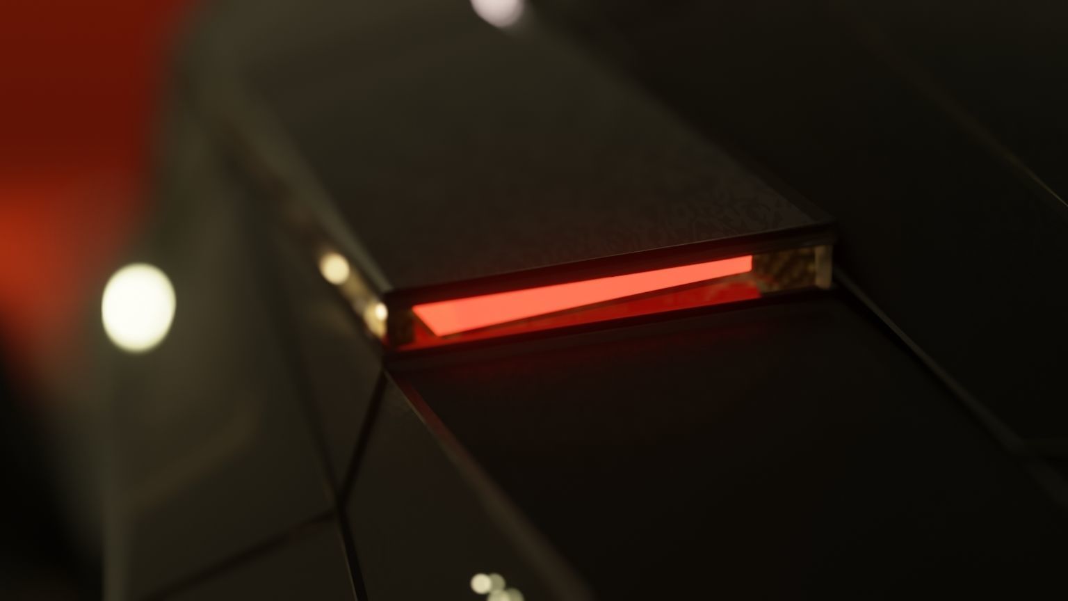 Affekta sci-fi futuristic cyberpunk lowpoly concept car Low-poly 3D model_10