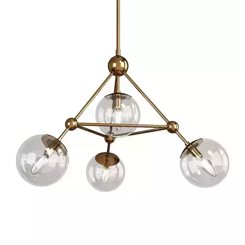 Kirkman Chandelier Gold