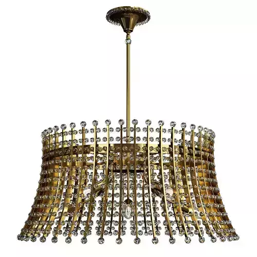 Serafina Large Chandelier Low-poly 3D model