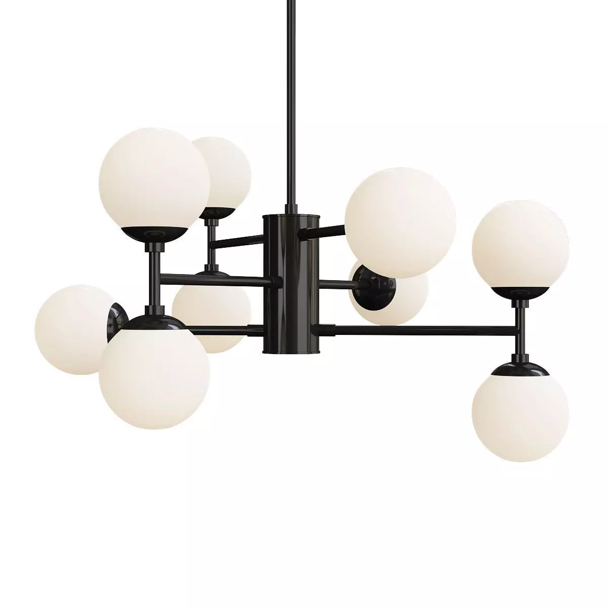 Dudley Chandelier Low-poly 3D model_0