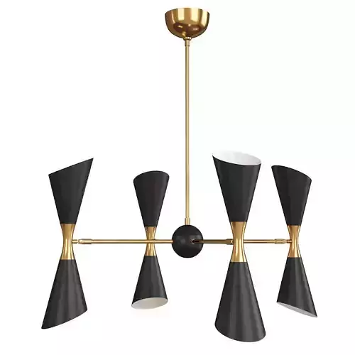 Fuentes Chandelier Low-poly 3D model