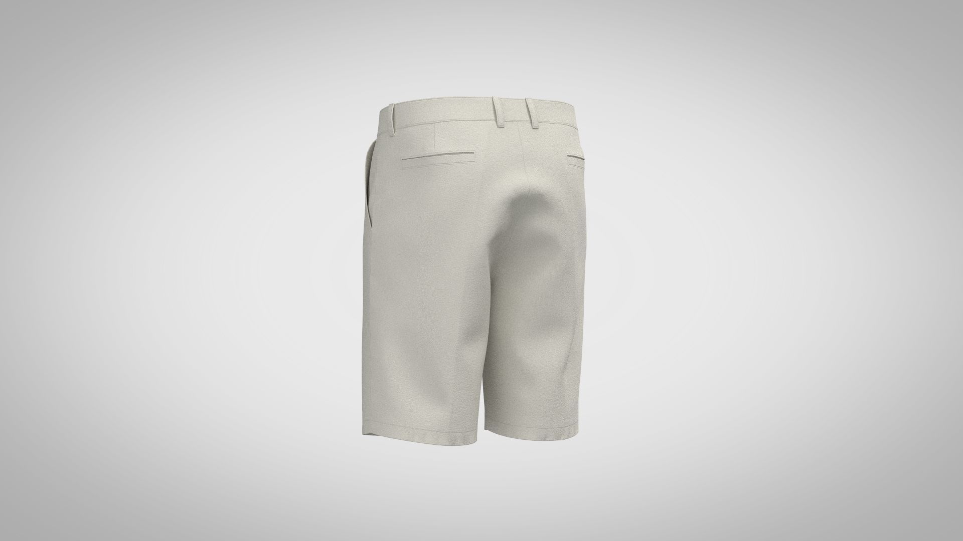 Tailored Shorts 3D model_8