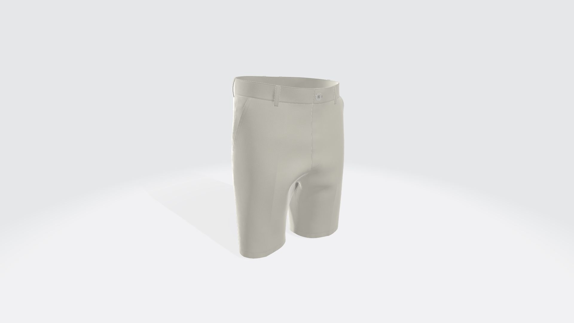 Tailored Shorts 3D model_9