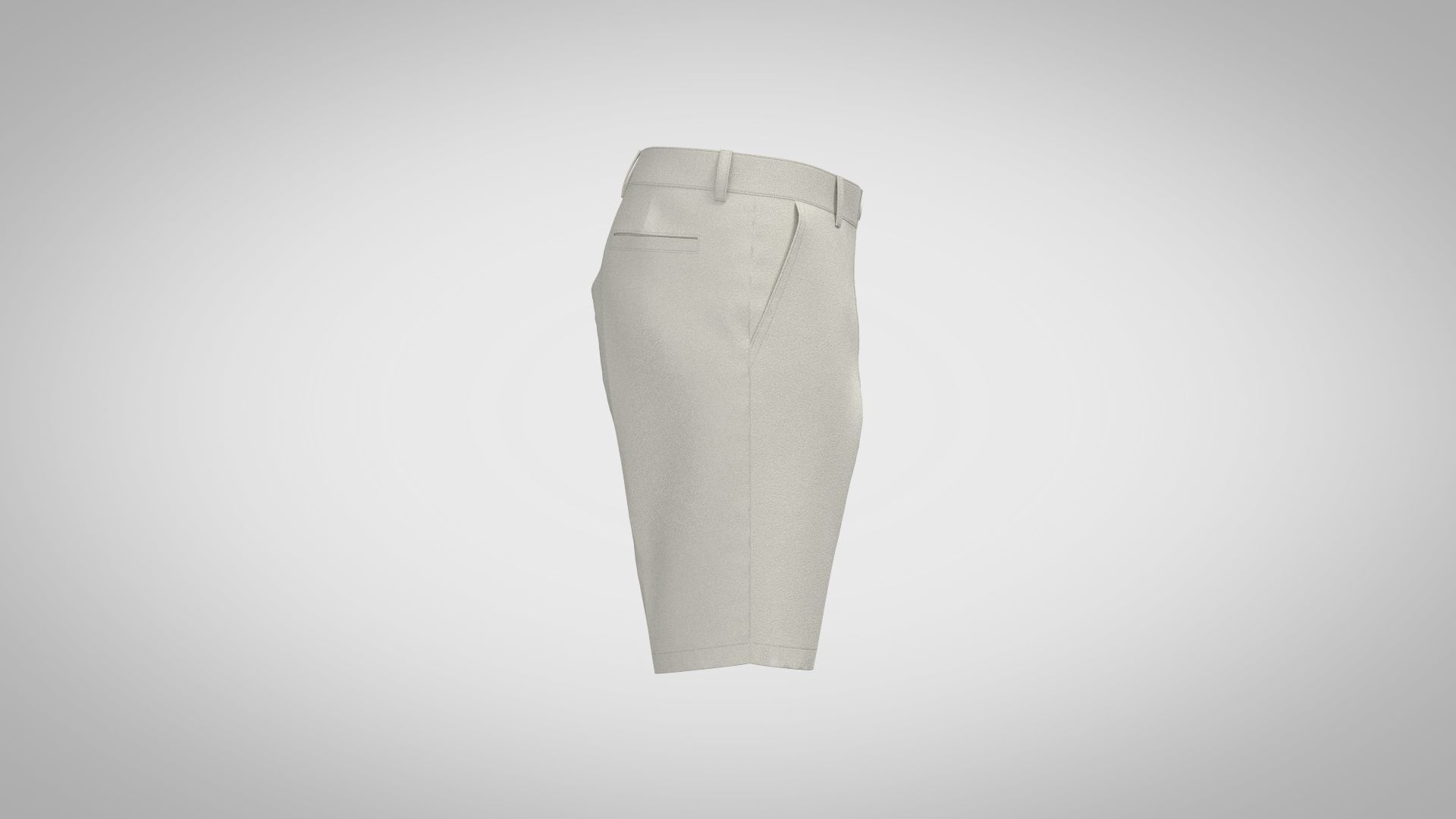 Tailored Shorts 3D model_7