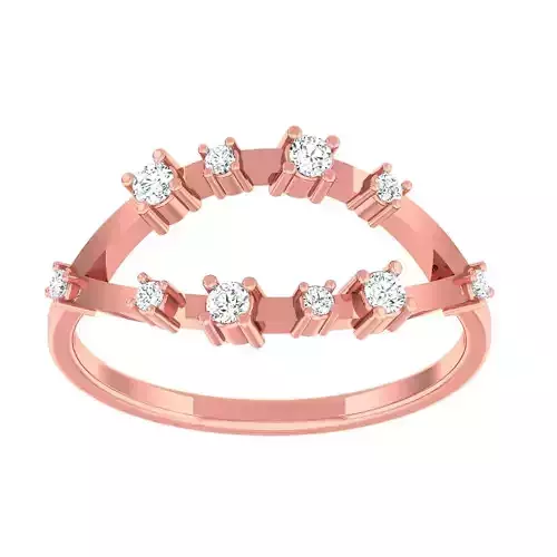 Minimalist Thin Light wt women ring 3dm stl 1- render detail