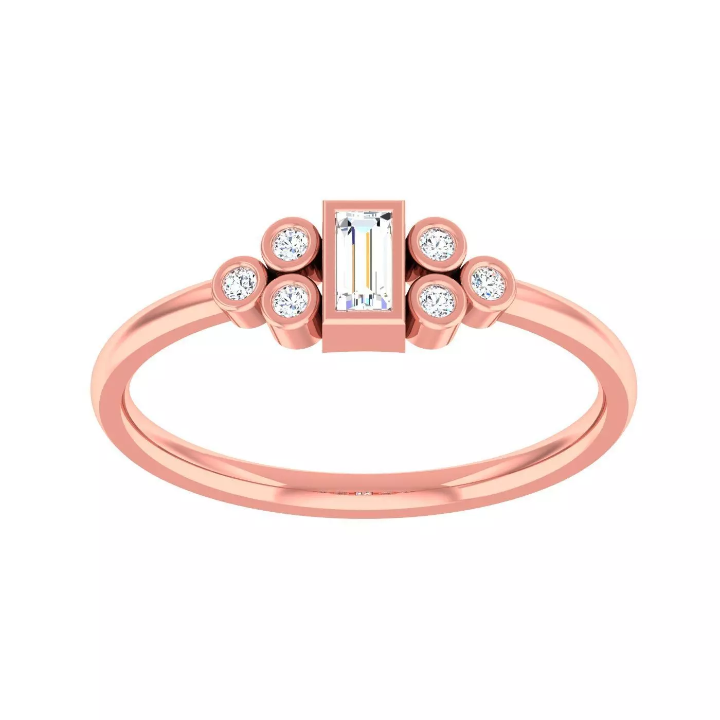 Minimalist Thin Light wt women ring 3dm stl 1- render detail81 3D print model