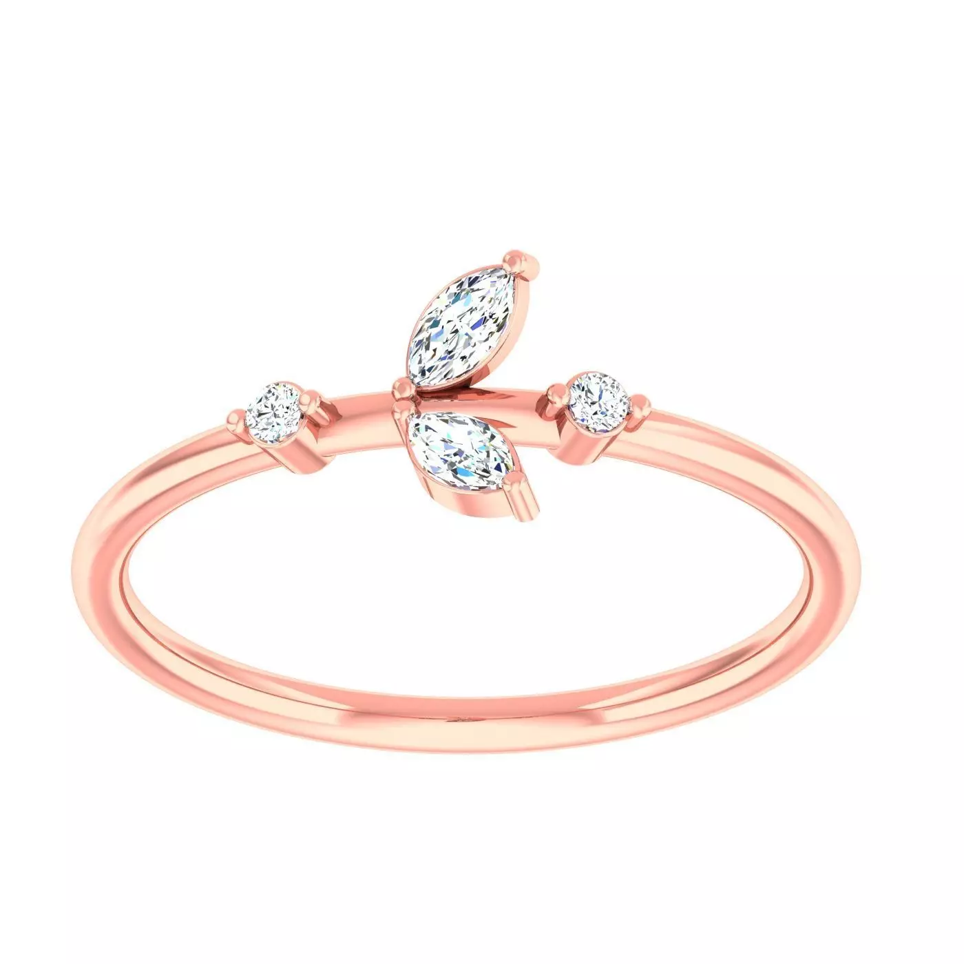 Minimalist Thin Light wt women ring 3dm stl 1- render detail 3D print model_0