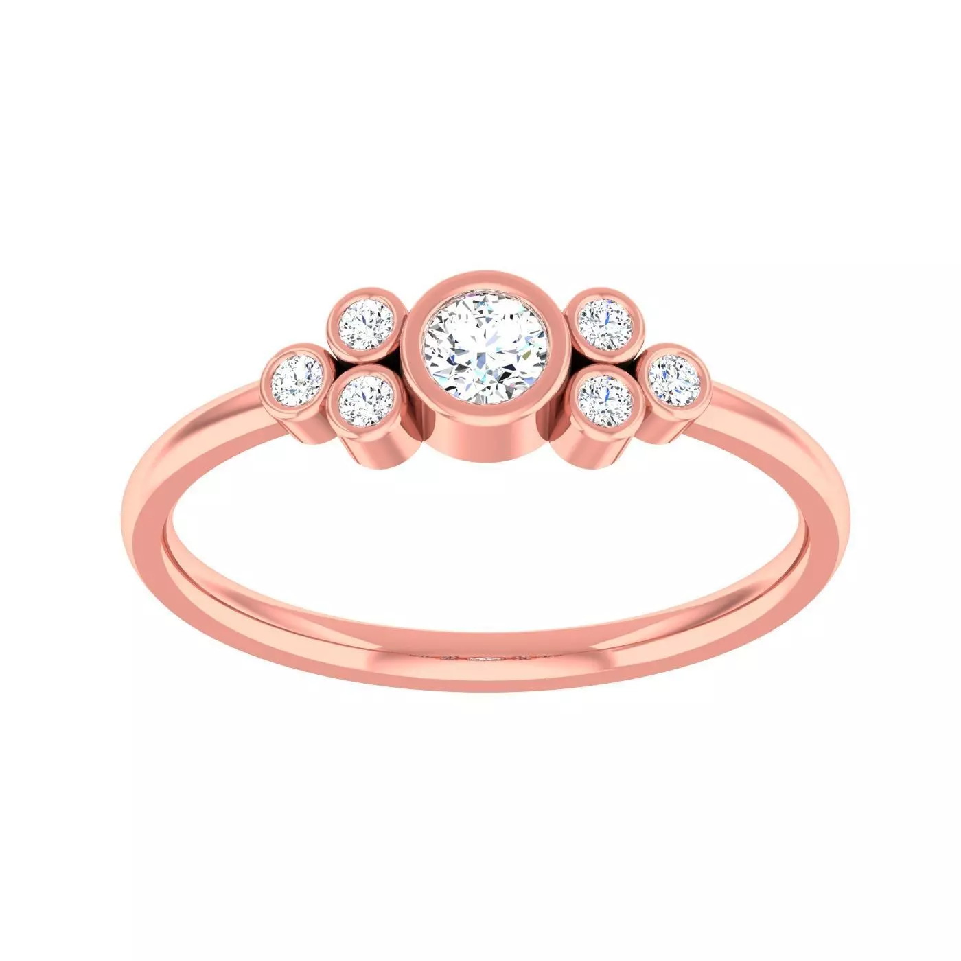 Minimalist Thin Light wt women ring 3dm stl 1- render detail 3D print model