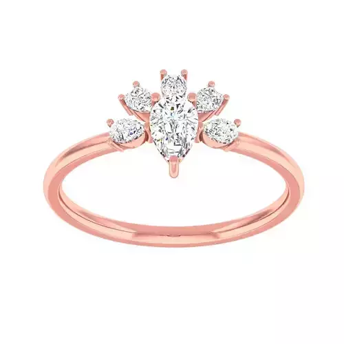 Minimalist Thin Light wt women ring 3dm stl 1- render detail