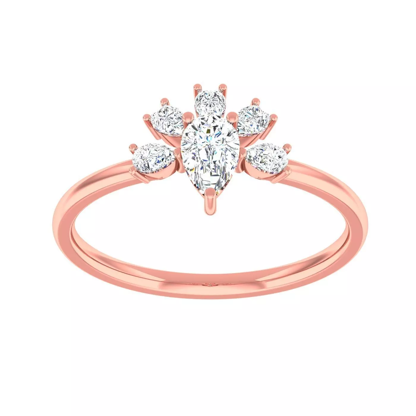 Minimalist Thin Light wt women ring 3dm stl 1- render detail 3D print model_0