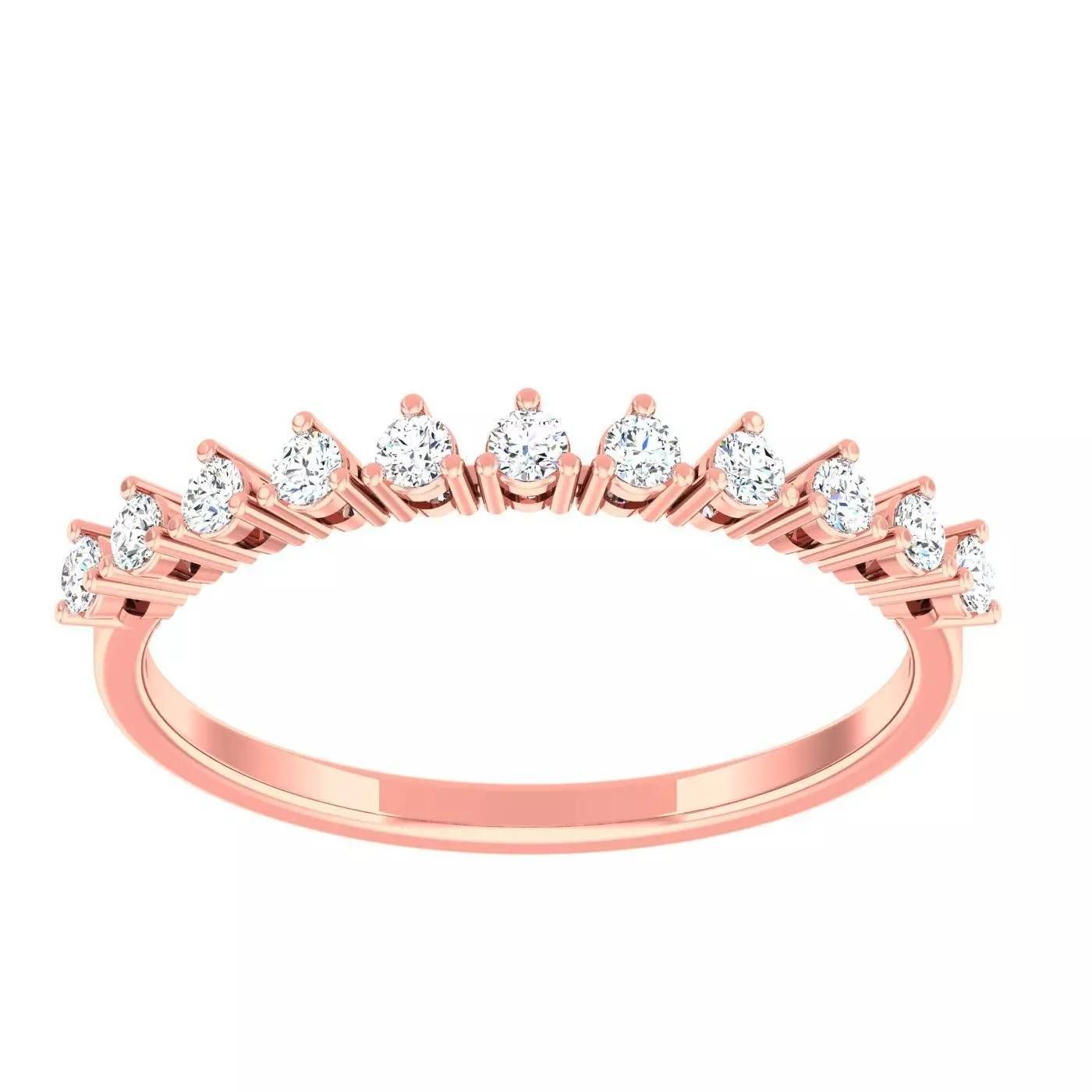 Minimalist Thin Light wt women ring 3dm stl 1- render detail 3D print model