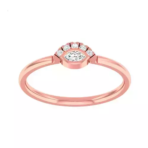 Minimalist Thin Light wt women ring 3dm stl 1- render detail