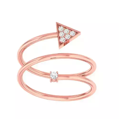 Minimalist Thin Light wt women ring 3dm stl 1- render detail