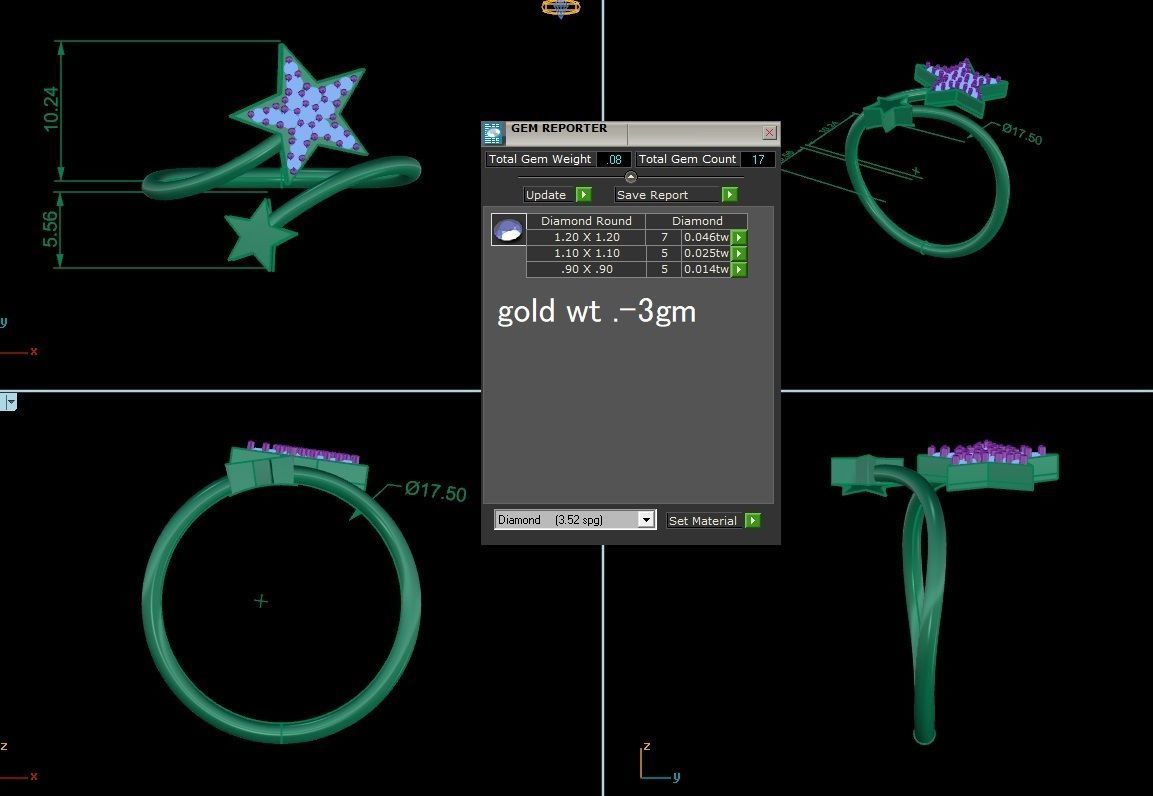 Minimalist Thin Light wt women ring 3dm stl 1- render detail 3D print model_1