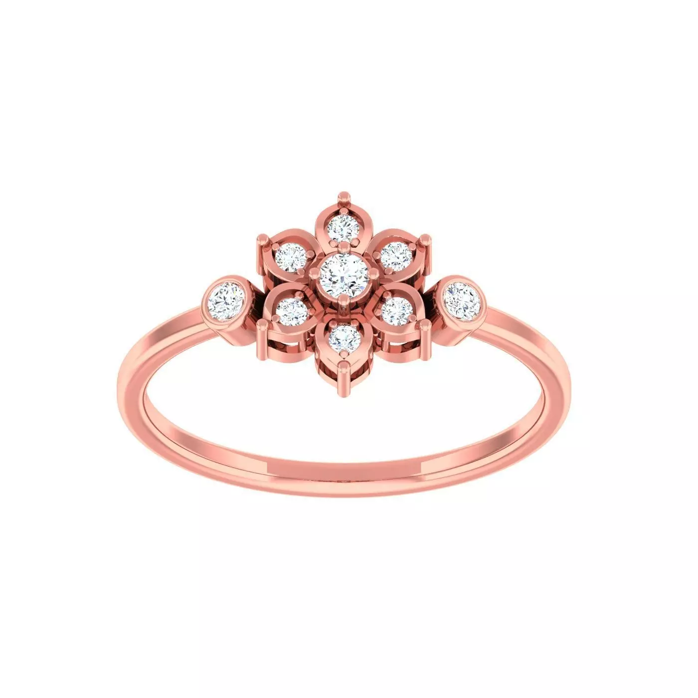 Minimalist Thin Light wt women ring 3dm stl 1- render detail 3D print model_0