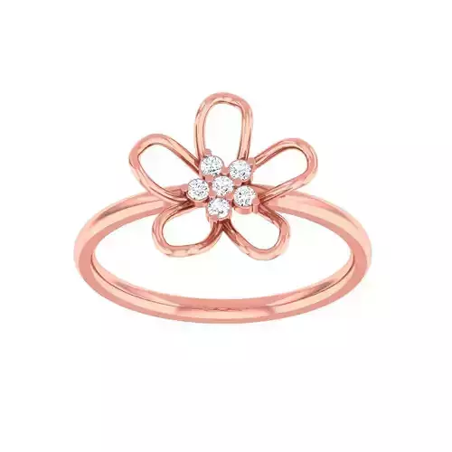 Minimalist Thin Light wt women ring 3dm stl 1- render detail