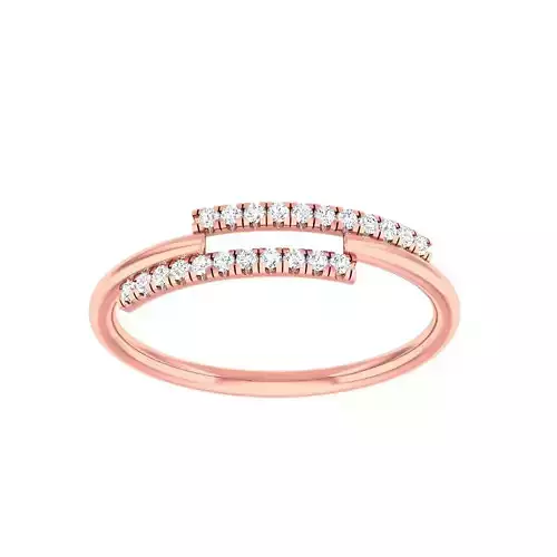 Minimalist Thin Light wt women ring 3dm stl 1- render detail