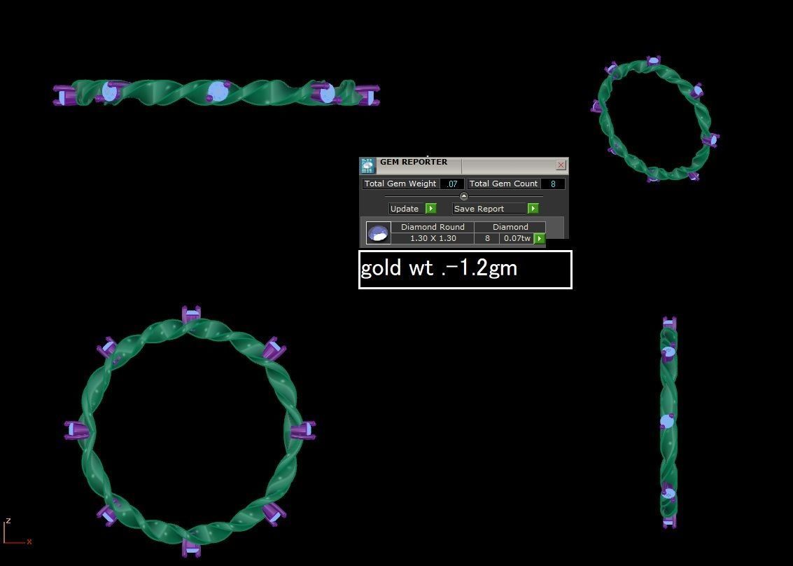 Minimalist Thin Light wt women ring 3dm stl 1- render detail 3D print model_1