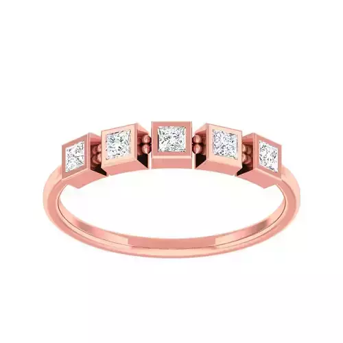 Minimalist Thin Light wt women ring 3dm stl 1- render detail