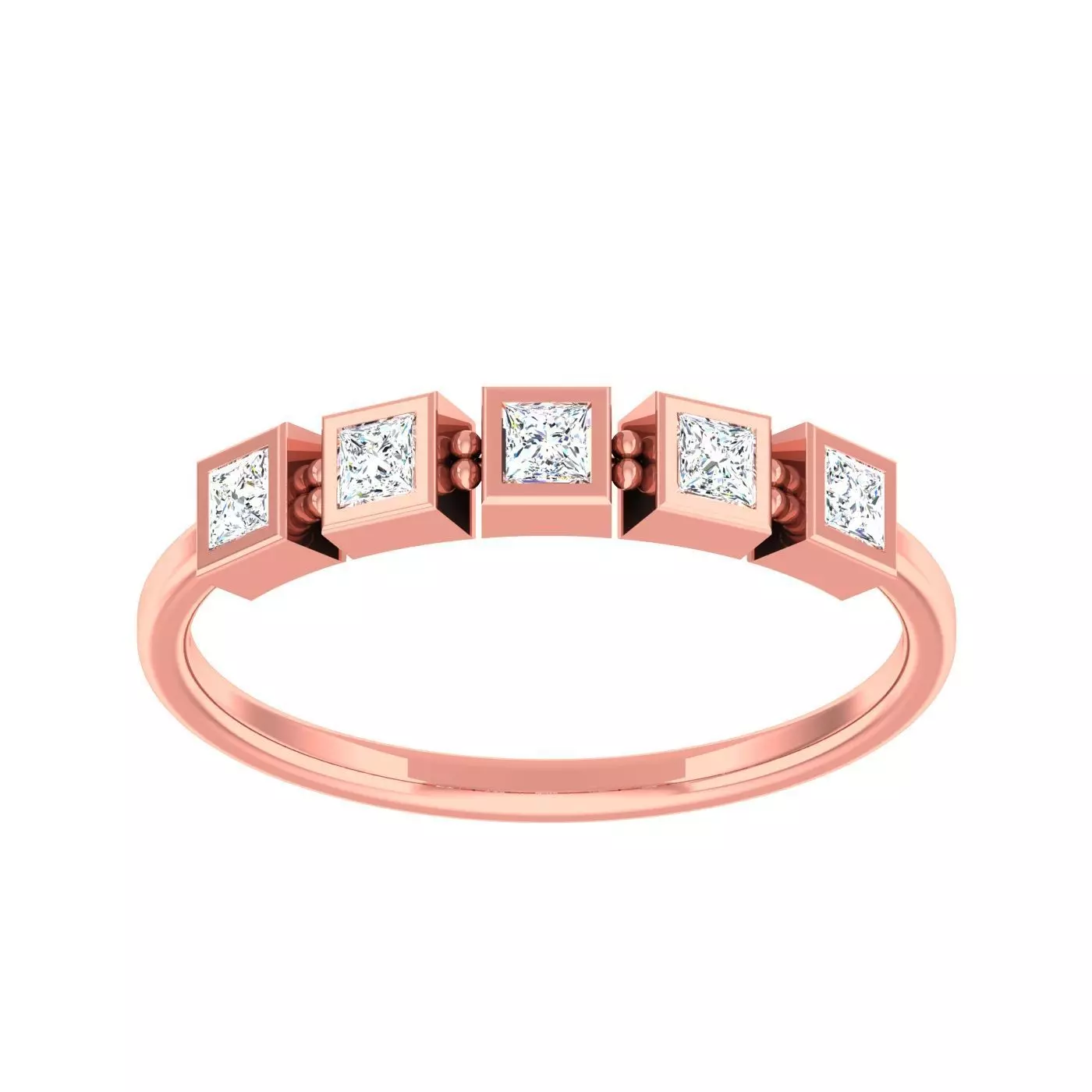 Minimalist Thin Light wt women ring 3dm stl 1- render detail 3D print model_0