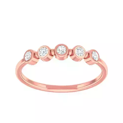 Minimalist Thin Light wt women ring 3dm stl 1- render detail