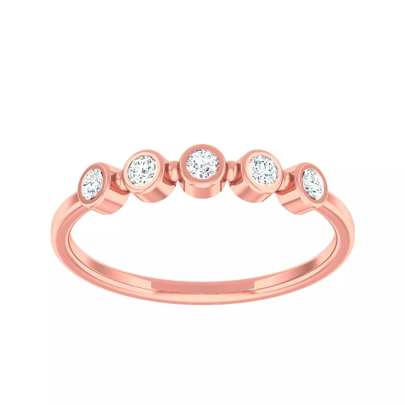 Minimalist Thin Light wt women ring 3dm stl 1- render detail 3D print model_0