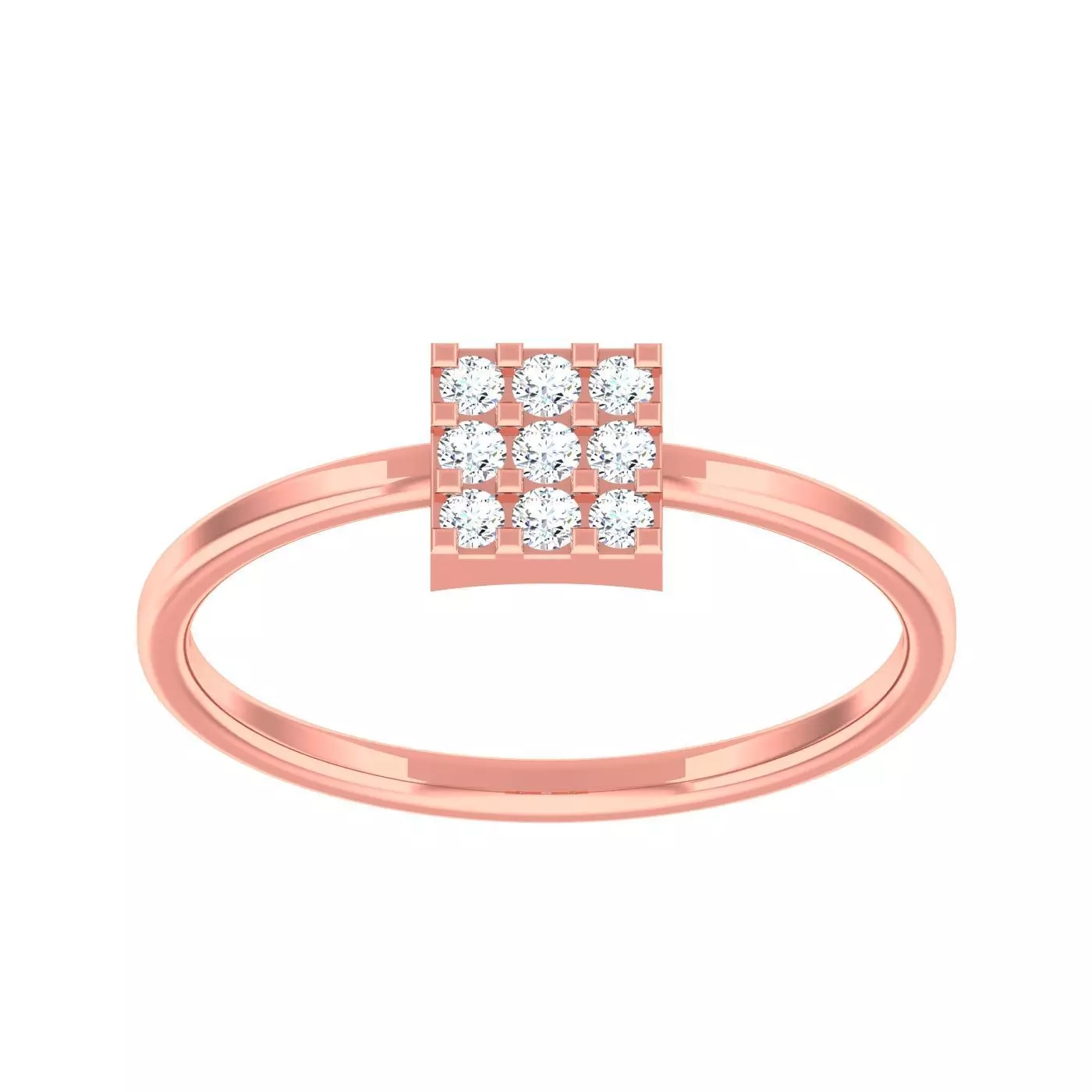 Minimalist Thin Light wt women ring 3dm stl 1- render detail 3D print model_0