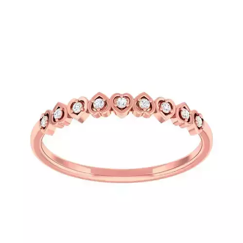 Minimalist Thin Light wt women ring 3dm stl 1- render detail