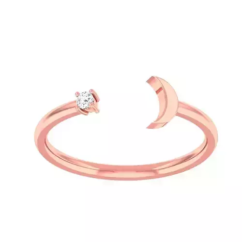 Minimalist Thin Light wt women ring 3dm stl 1- render detail