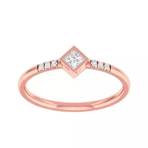 Minimalist Thin Light wt women ring 3dm stl 1- render detail 3D print model