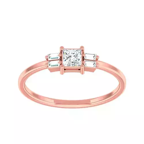 Minimalist Thin Light wt women ring 3dm stl 1- render detail 3D print model