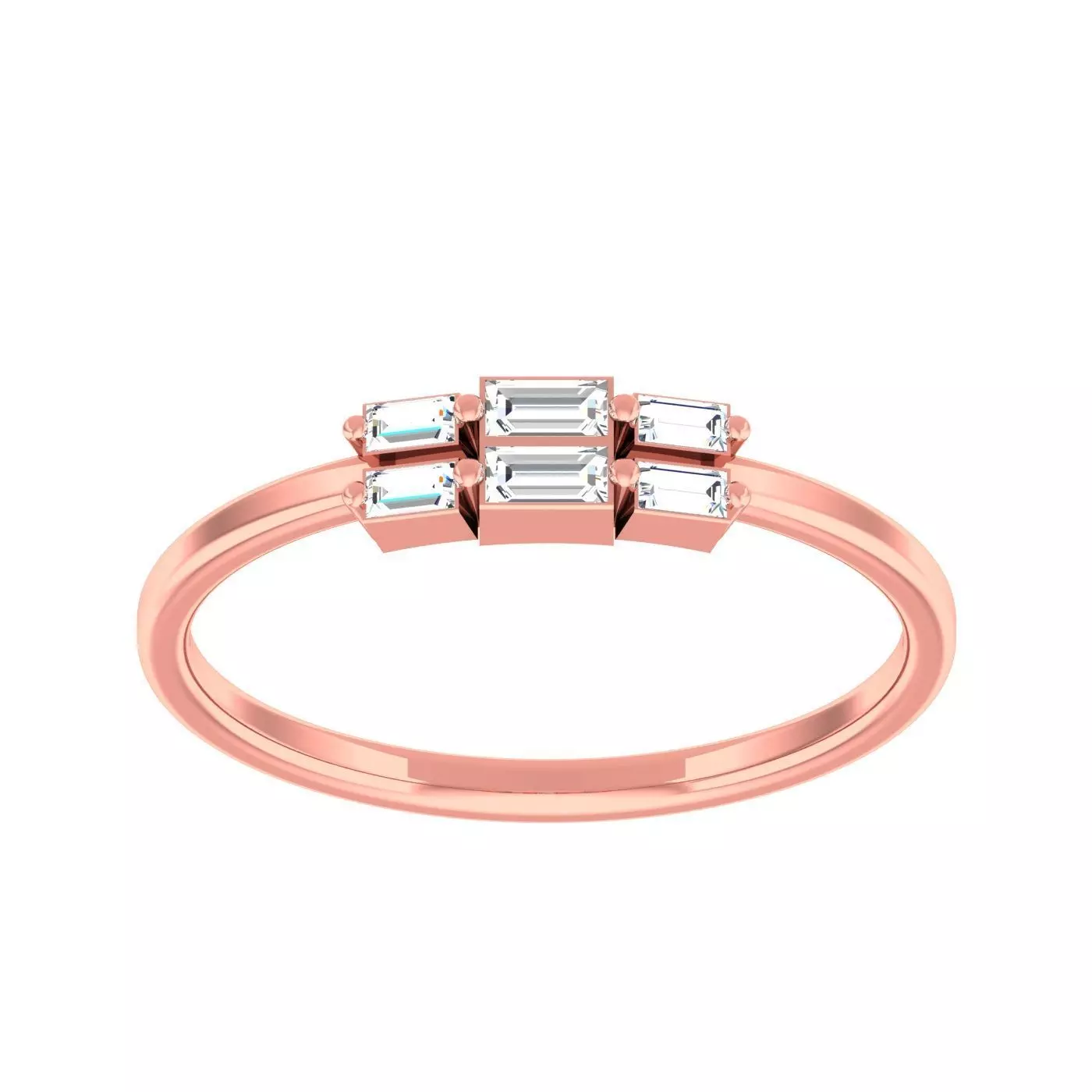 Minimalist Thin Light wt women ring 3dm stl 1- render detail 3D print model_0