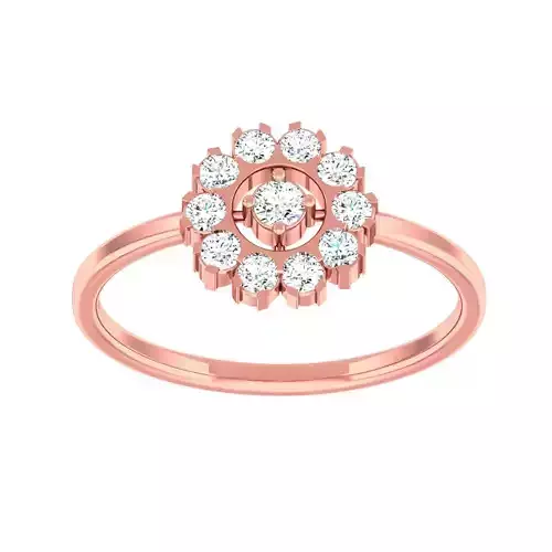 Minimalist Thin Light wt women ring 3dm stl 1- render detail 3D print model