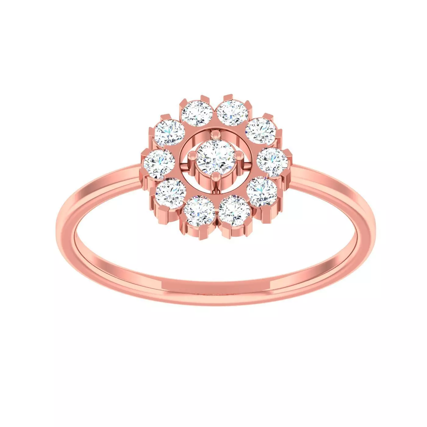 Minimalist Thin Light wt women ring 3dm stl 1- render detail 3D print model_0