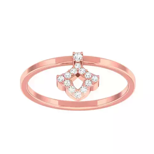 Minimalist Thin Light wt women ring 3dm stl 1- render detail