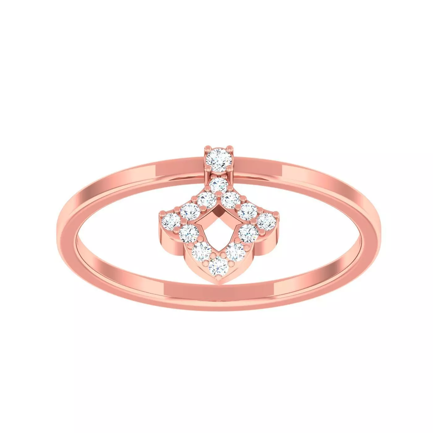 Minimalist Thin Light wt women ring 3dm stl 1- render detail 3D print model_0