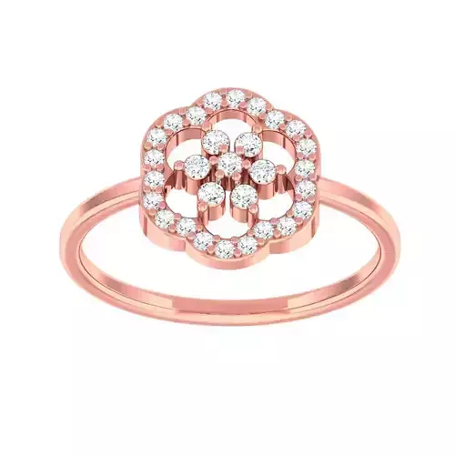 Minimalist Thin Light wt women ring 3dm stl 1- render detail