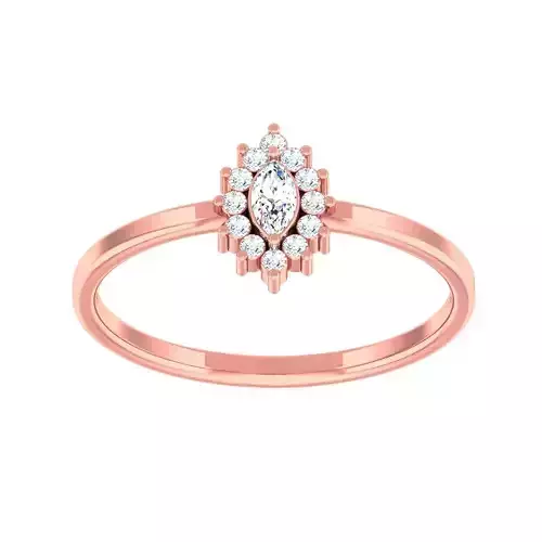 Minimalist Thin Light wt women ring 3dm stl 1- render detail