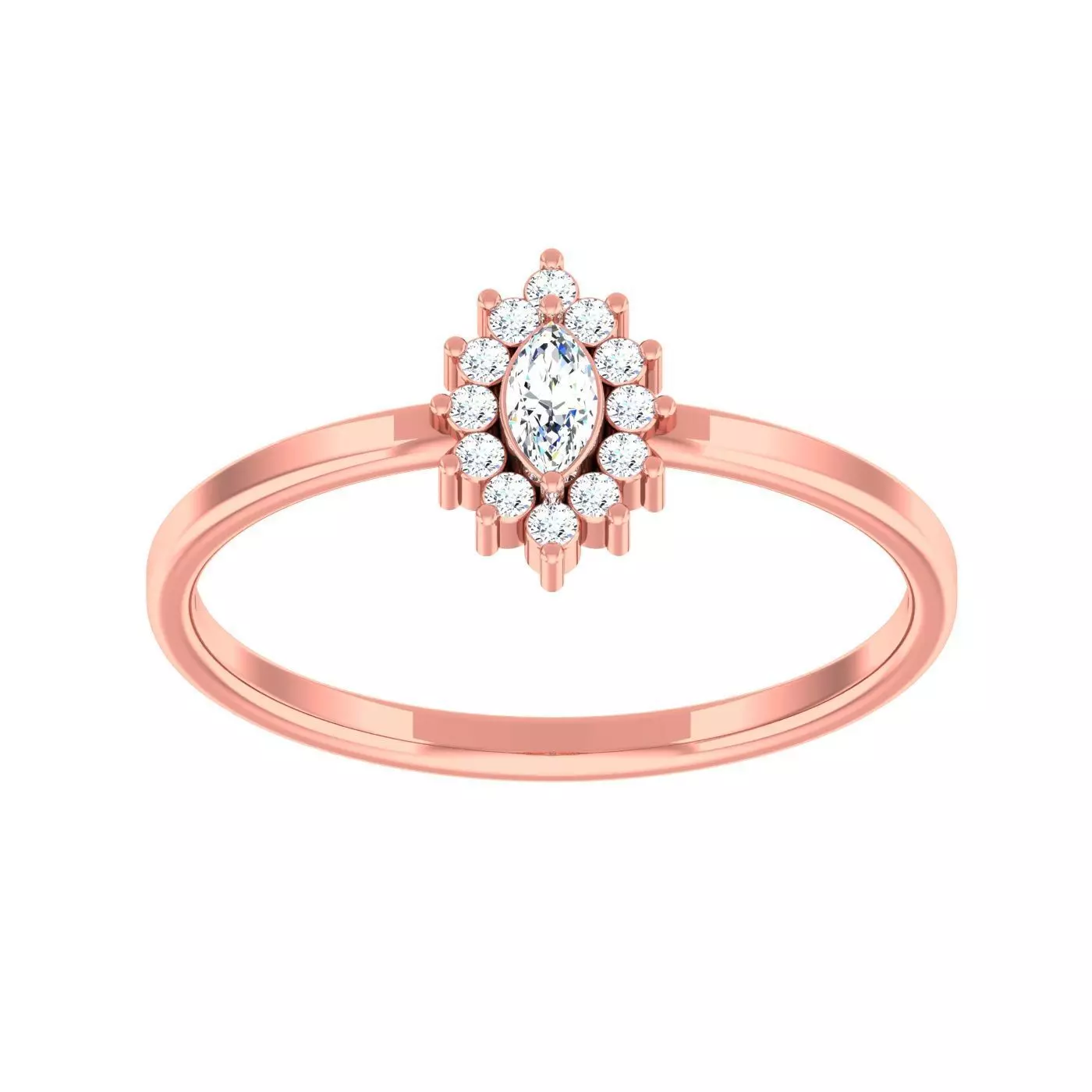 Minimalist Thin Light wt women ring 3dm stl 1- render detail 3D print model_0