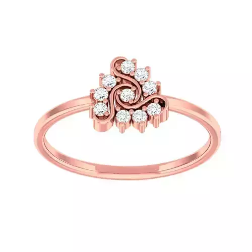 Minimalist Thin Light wt women ring 3dm stl 1- render detail